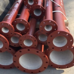 Double flange welded pipe