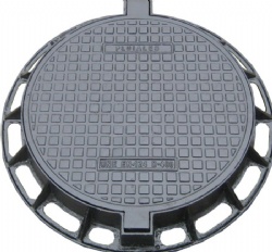 Round manhole cover